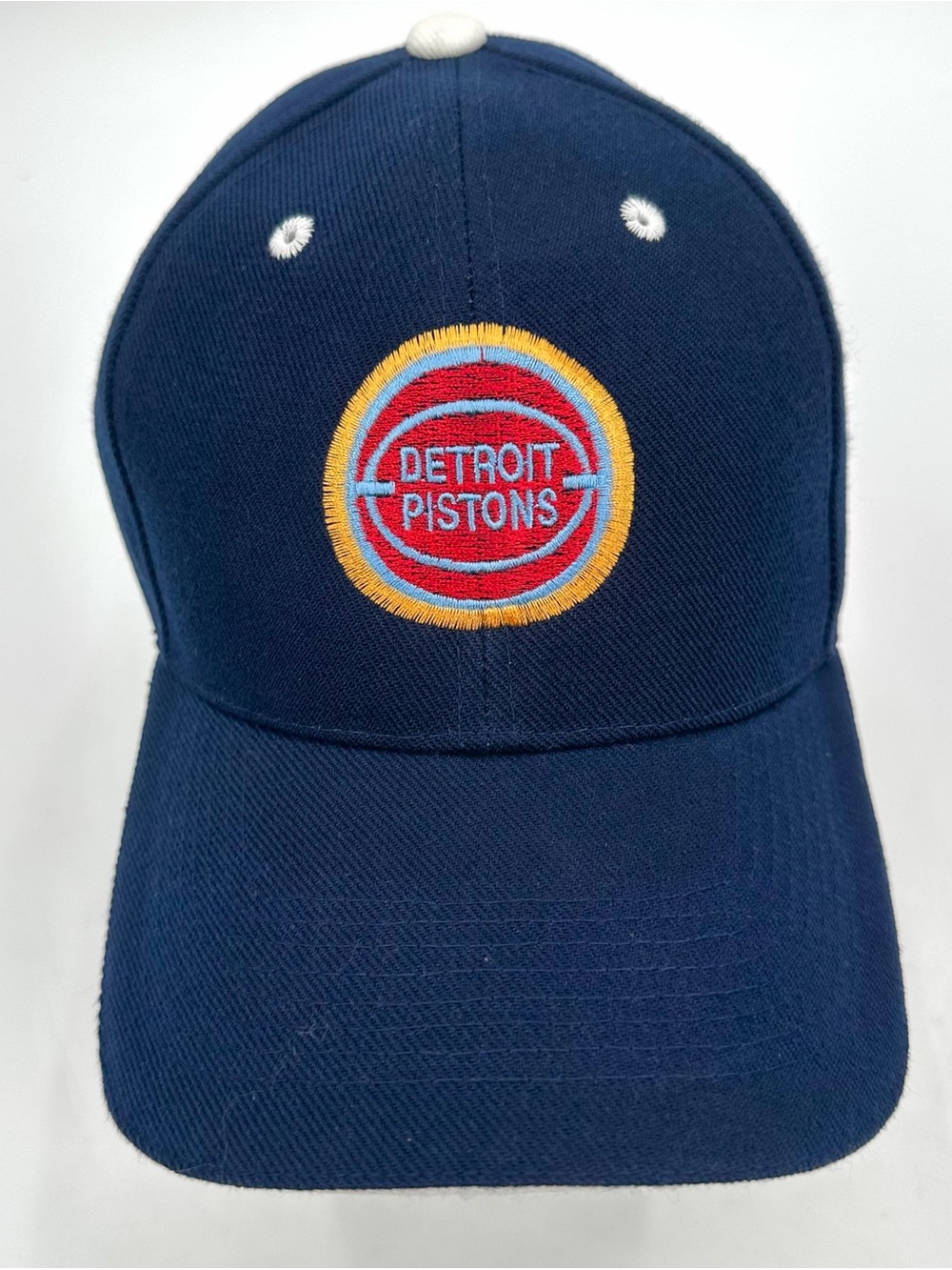 Detroit Pistons Hat NBA Dark Blue Embroidered One Size Hook & Loop Adjustable